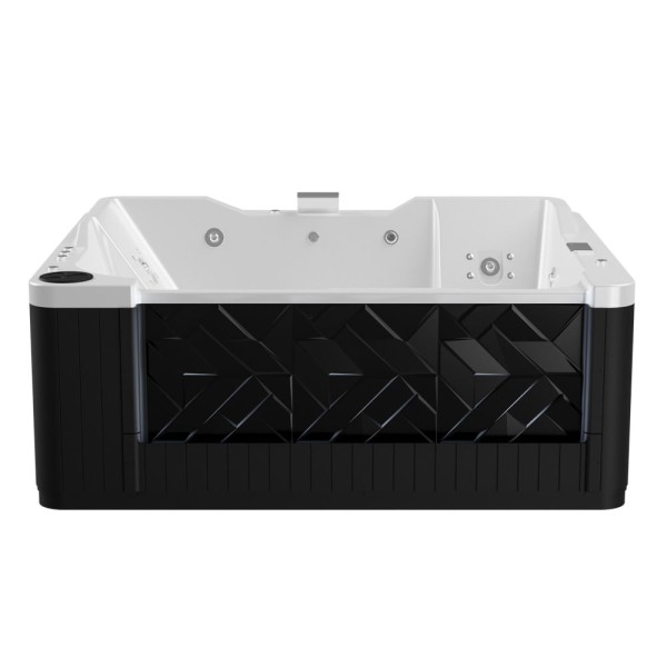 Encontraproduto.com.br - SPA Eccellenza de Borda Infinita Gran Luxo em Acrílico Branco 240 cm - Volume Ideal 810 litros Astra