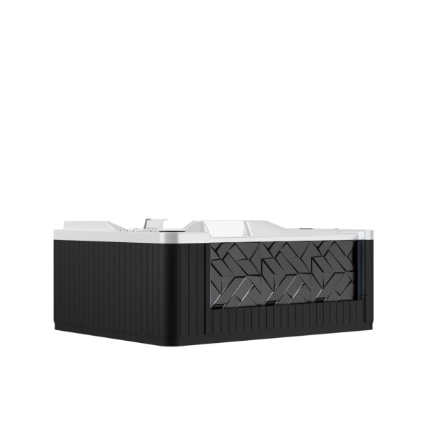 Encontraproduto.com.br - SPA Eccellenza de Borda Infinita Gran Luxo em Acrílico Branco 240 cm - Volume Ideal 810 litros Astra