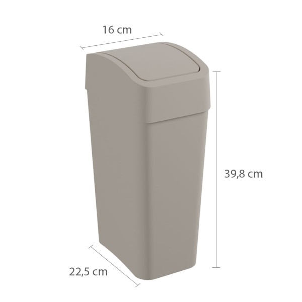 Encontraproduto.com.br - Lixeira com Tampa Basculante 2 Astra
