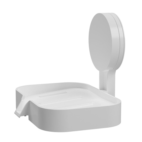 Encontraproduto.com.br - Saboneteira com Adesivo Astra Branco