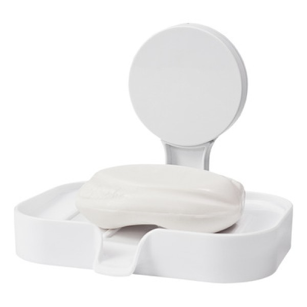 Encontraproduto.com.br - Saboneteira com Adesivo Astra Branco