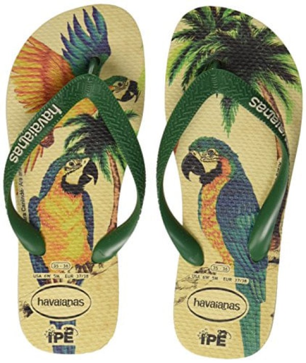 Encontraproduto.com.br - HAVAIANAS IPE BEGE PALHA/VERDE 39/40 @