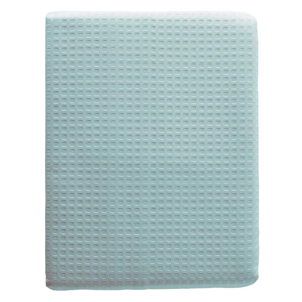 Encontraproduto.com.br - Colcha Queen Lisa Azul Teka