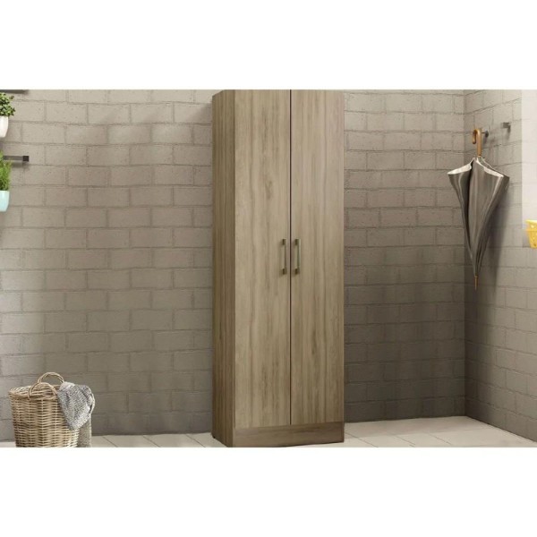 Encontraproduto.com.br - Armário Multiuso Lavanderia 525 c/ 2 Portas Branco - Carraro