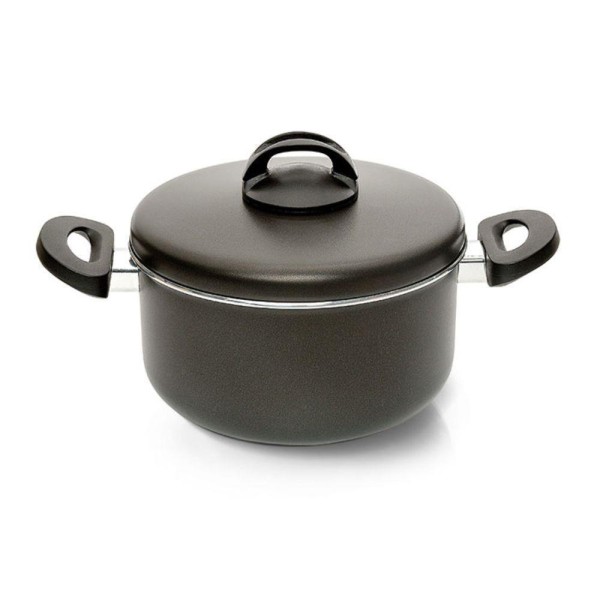 Encontraproduto.com.br - Caçarola de Alumínio Antiaderente com Asa 18cm Eterna Nigro