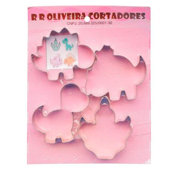 Encontraproduto.com.br - Kit Cortador Dinossauro 1 M (567) - RR CORTADORES