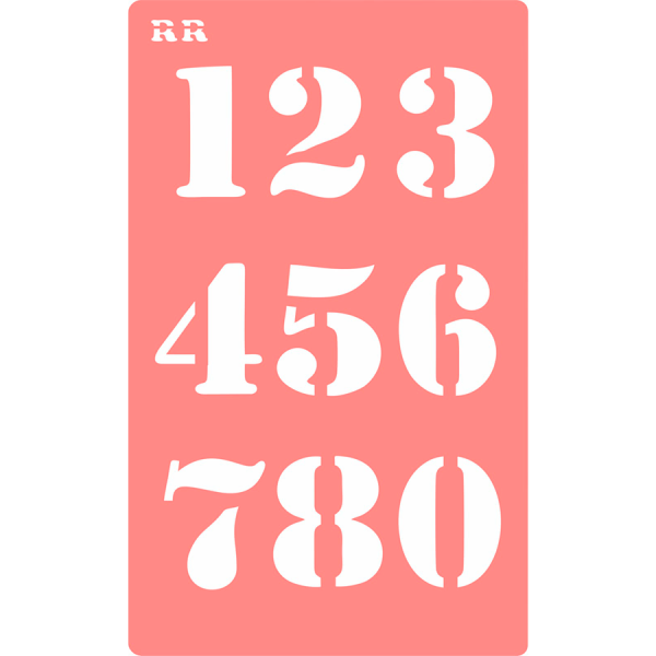 Stencil Biscoito Numeral 3051 RR CORTADORES