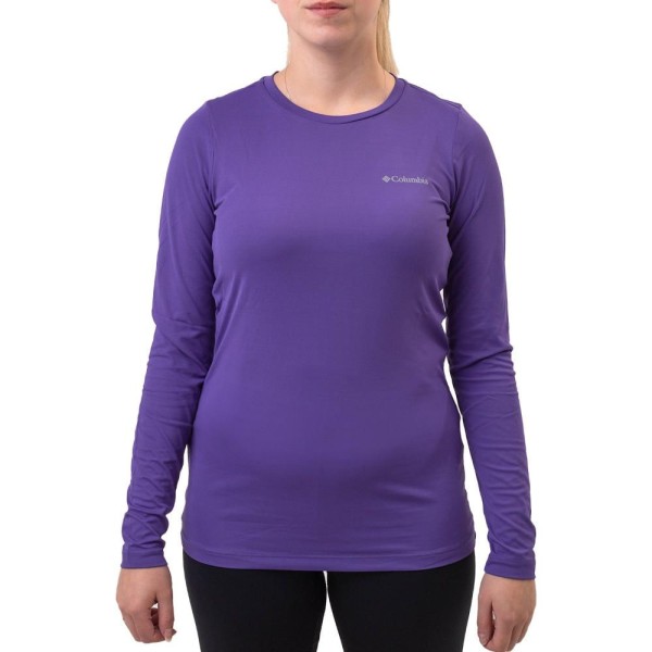 Camiseta Columbia Neblina Manga Longa Feminina Roxo
