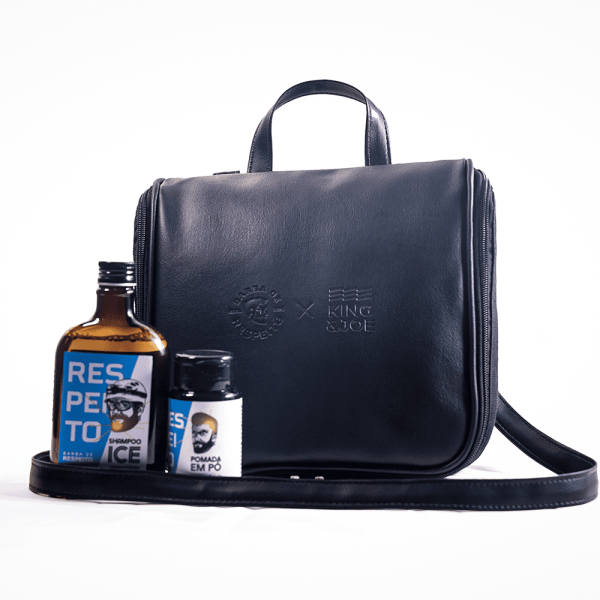 Encontraproduto.com.br - Necessaire Viagem KING&JOE e BARBA DE RESPEITO