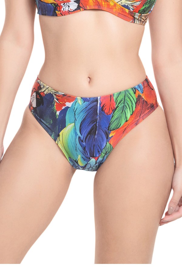 Encontraproduto.com.br - Calcinha Alta Básica Arara Vermelha
