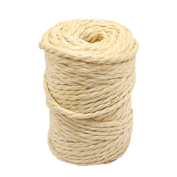 Fio de Sisal Elastobor Natural 200/2 Rolo com 1KG