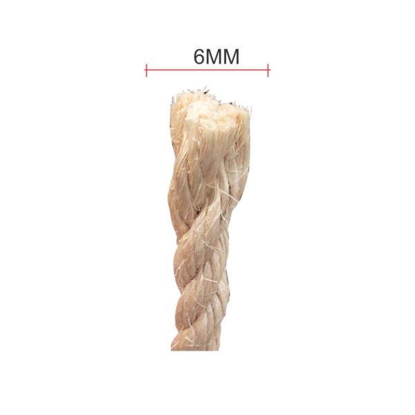 Encontraproduto.com.br - Corda de Sisal Elastobor Natural Biodegradavel 6MM