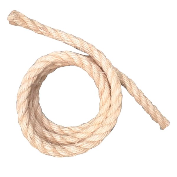 Encontraproduto.com.br - Corda de Sisal Elastobor Natural Biodegradavel 8MM