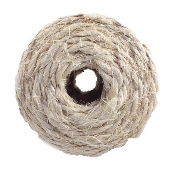 Encontraproduto.com.br - Fio de Sisal Elastobor Natural 200/3 Rolo com 1KG