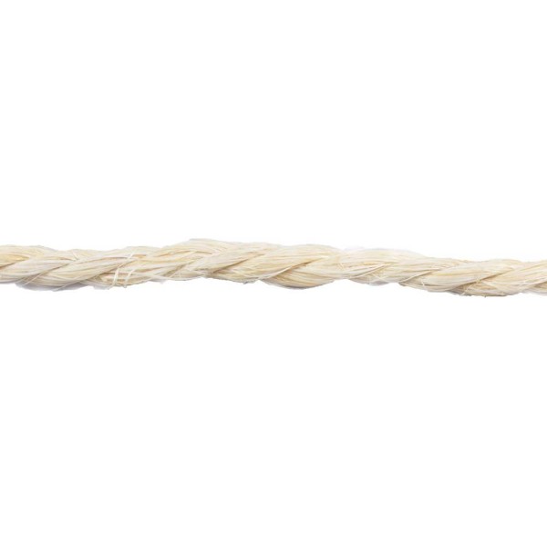 Encontraproduto.com.br - Fio de Sisal Elastobor Natural 200/3 Rolo com 1KG