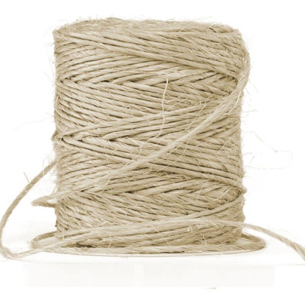 Fio de Sisal Elastobor Natural 300/1 Rolo com 250G