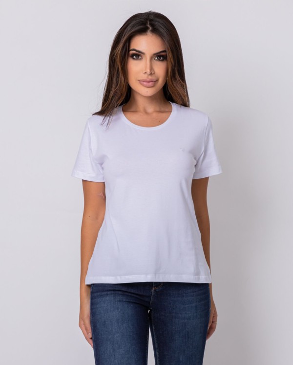 T-Shirt Basica  Consciência  90103 Branco