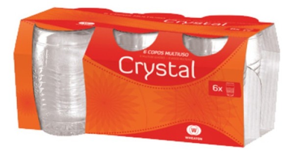 Jogo De Copo Agua Crystal 0748 - Wheaton