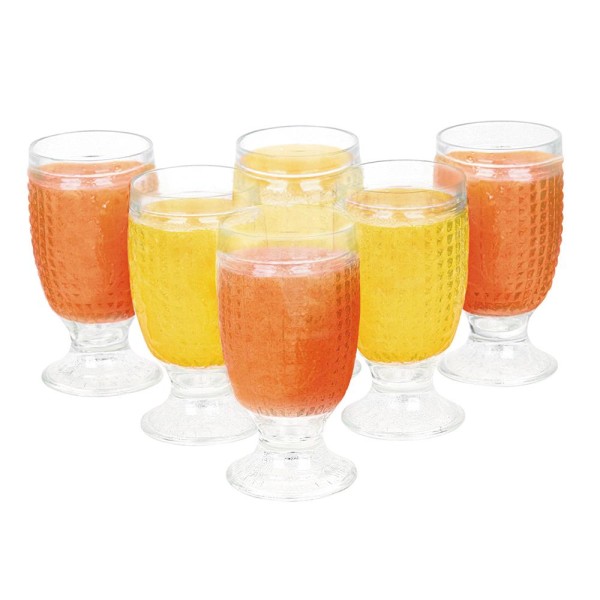 Encontraproduto.com.br - Conjunto 6 Copos para Água 250ml Barroco Wheaton