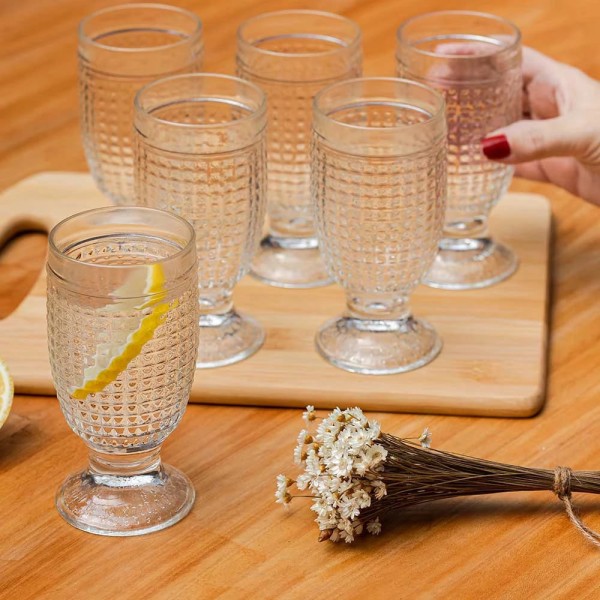 Encontraproduto.com.br - Conjunto 6 Copos para Água 250ml Barroco Wheaton