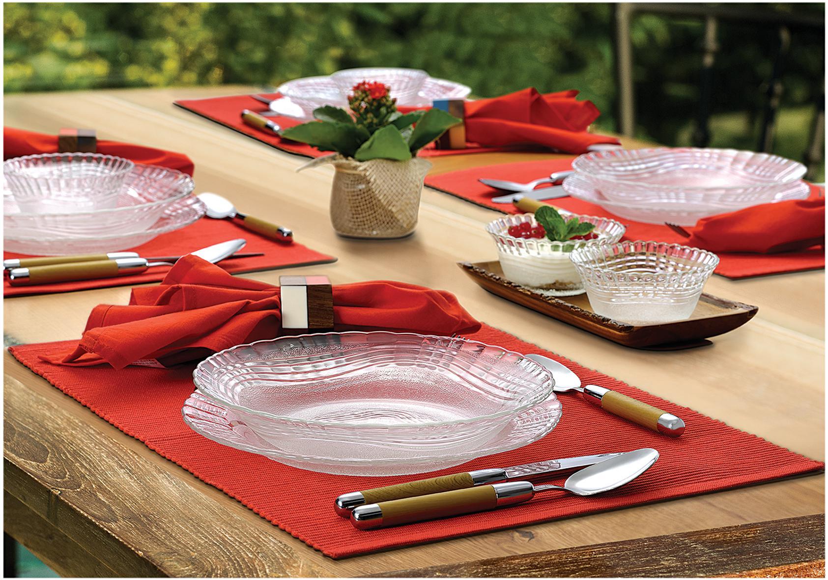 Aparelho de Jantar 12 Peças Wheaton Cristal 5160