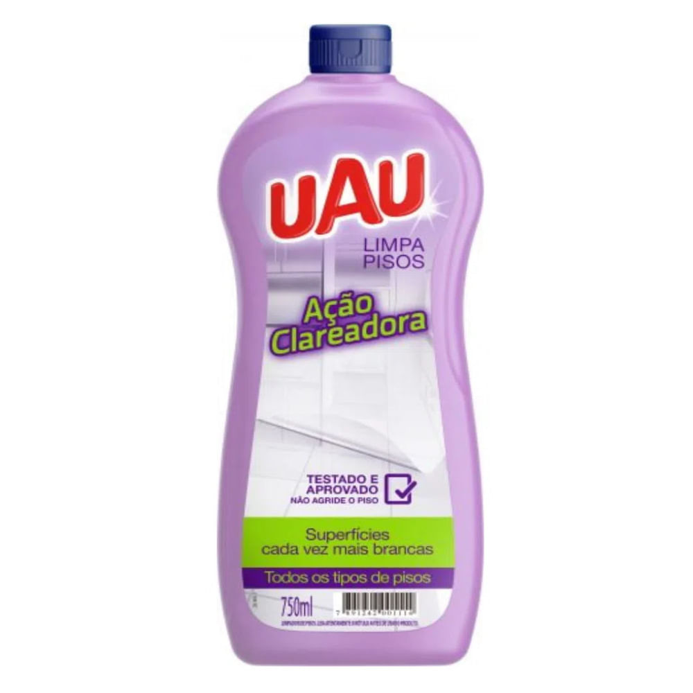 Limpa Pisos Uau Ação Clareadora Frasco com 750ml