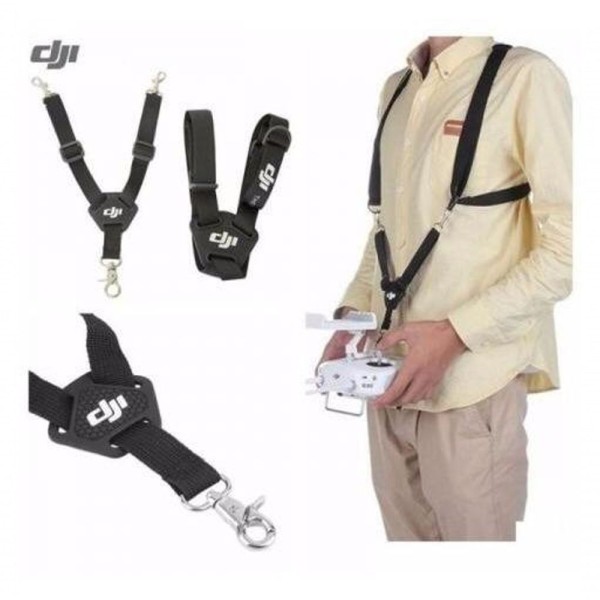 Encontraproduto.com.br - Alça Dupla Neck Strap Preto Dji Phantom 4
