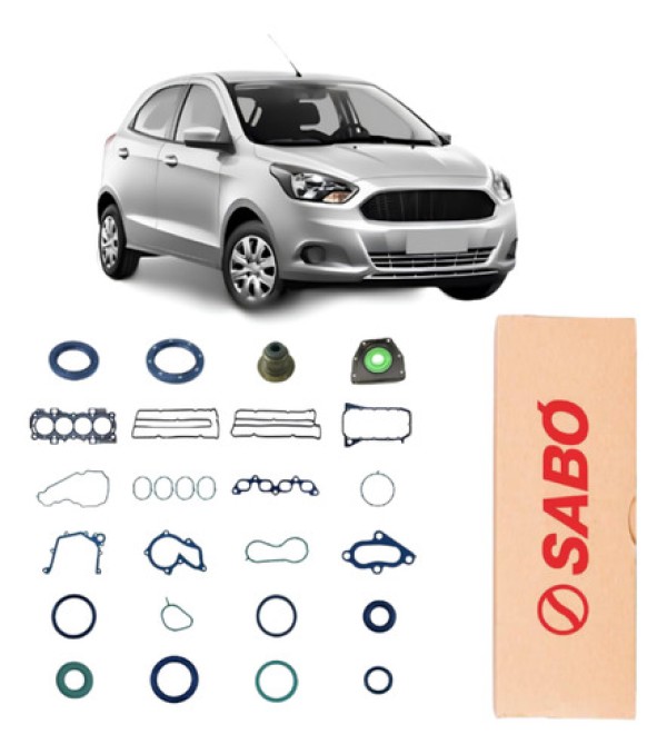 Encontraproduto.com.br - Jogo Junta Motor Ford Ecosport Fiesta Ka Sigma Completo Sabó 80696FLEXR