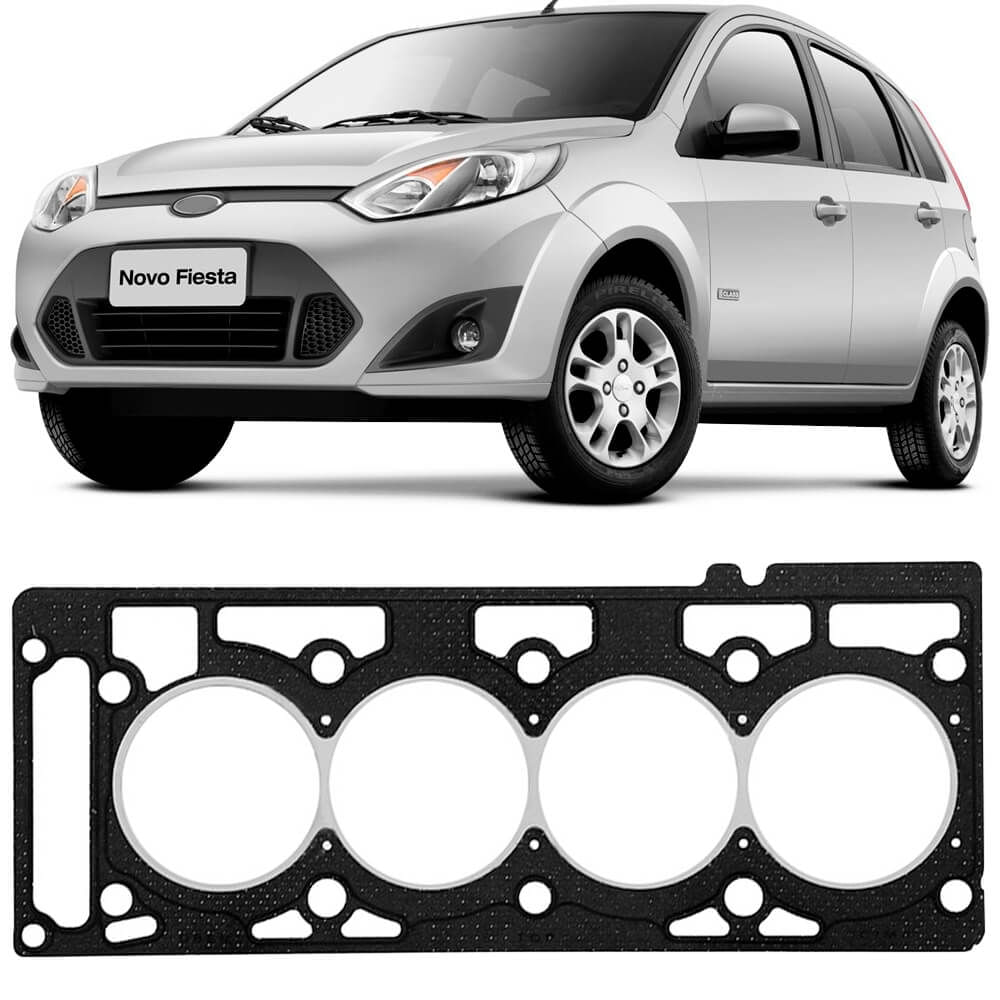Encontraproduto.com.br - Junta Cabeçote Motor Fiesta 1.6 8v 2000 a 2014 Fibra Sabó