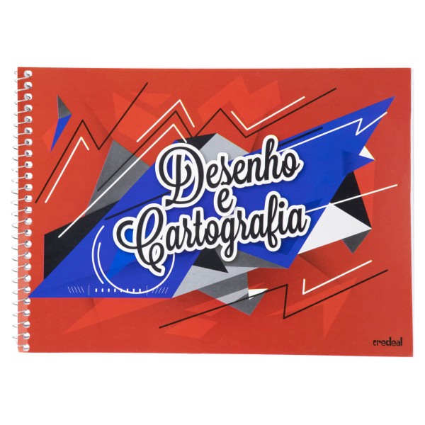 Encontraproduto.com.br - Caderno Credeal Desenho Capa Flexível Sortido 48 Folhas