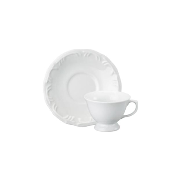Encontraproduto.com.br - Xícara Chá Com Pé Pomerode Porcelana 200 Ml Schmidt