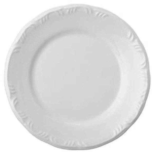 Encontraproduto.com.br - Conjunto com 6 Pratos Rasos Schmidt Pomerode em Porcelana 26 cm - Branco