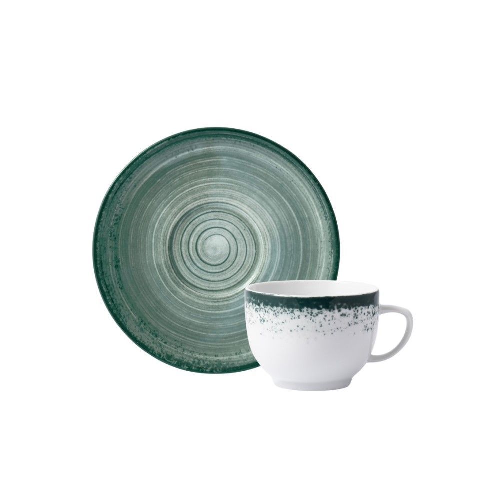 Encontraproduto.com.br - Aparelho De Jantar 30 Peças Esfera Verde Schmidt