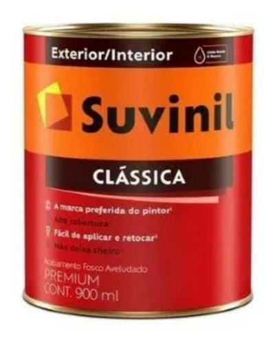 Encontraproduto.com.br - Tinta Clássica Fosco Branco Neve 0.09l Suvinil