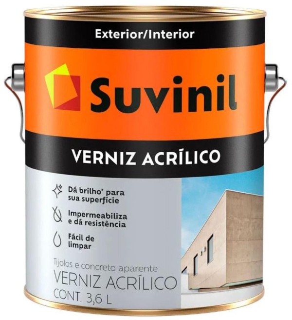 Encontraproduto.com.br - Verniz Acrílico Incolor 3,6l Suvinil
