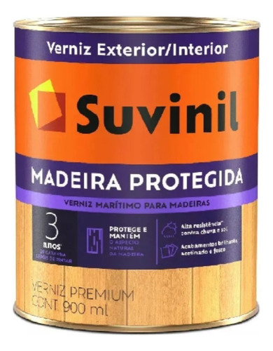 Encontraproduto.com.br - Verniz Dupla Proteção Brilhante Natural  0,9l Suvinil