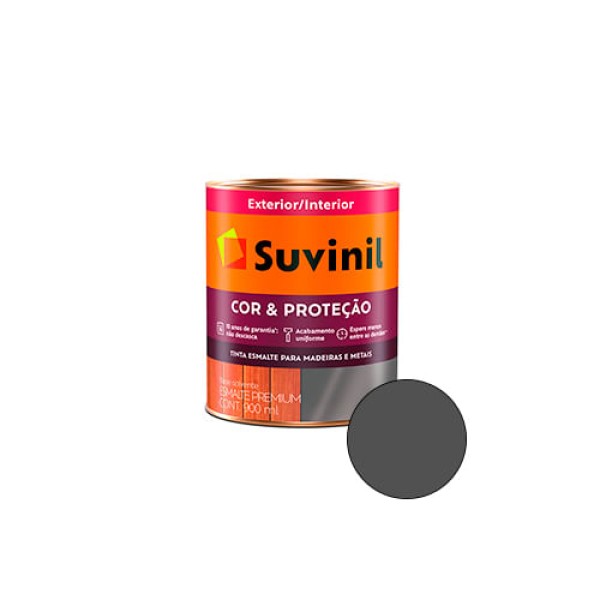 Encontraproduto.com.br - Esmalte 0.9L Grafite Escuro - Suvinil - 53404163 - Unitário