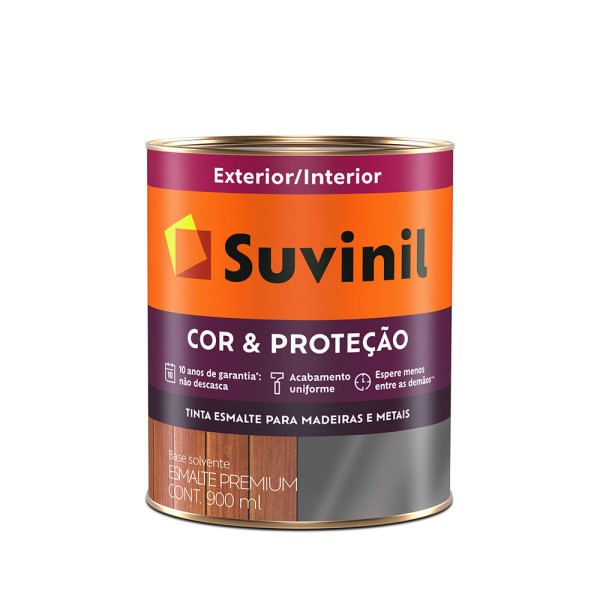 Encontraproduto.com.br - Esmalte 0.9L Grafite Escuro - Suvinil - 53404163 - Unitário
