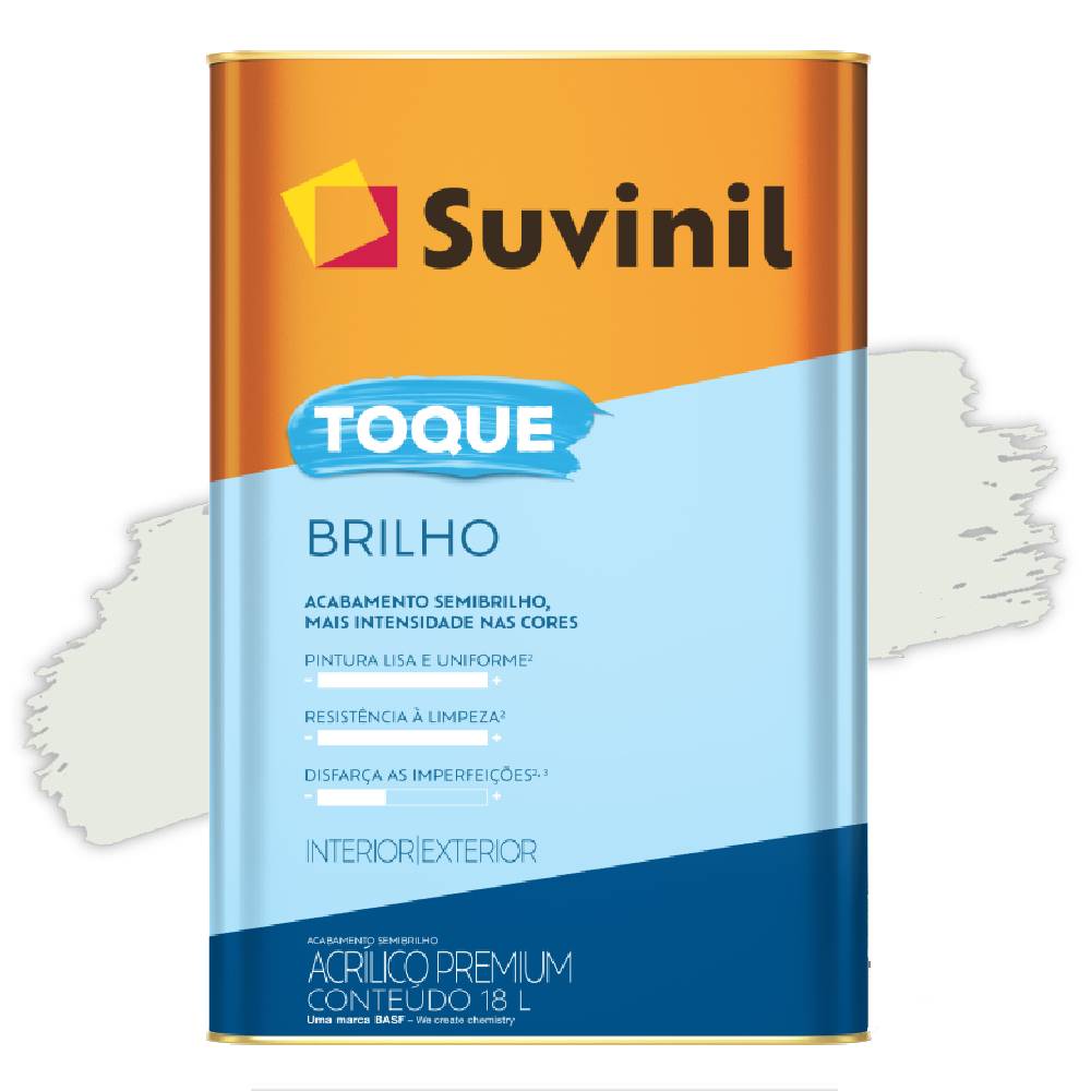 Encontraproduto.com.br - Tinta Acrílica Suvinil Toque de Luz Branco Gelo 18,00L
