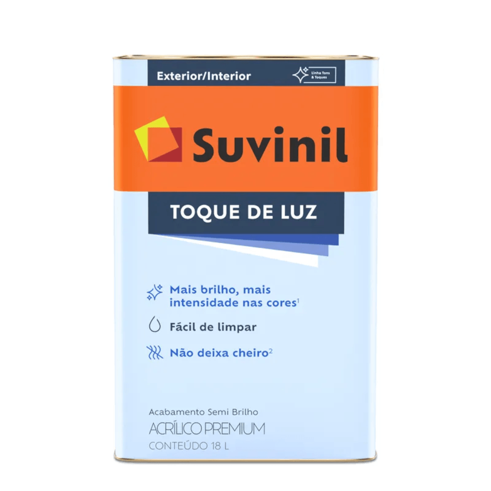 Encontraproduto.com.br - Tinta Acrílica Suvinil Toque de Luz Branco Gelo 18,00L