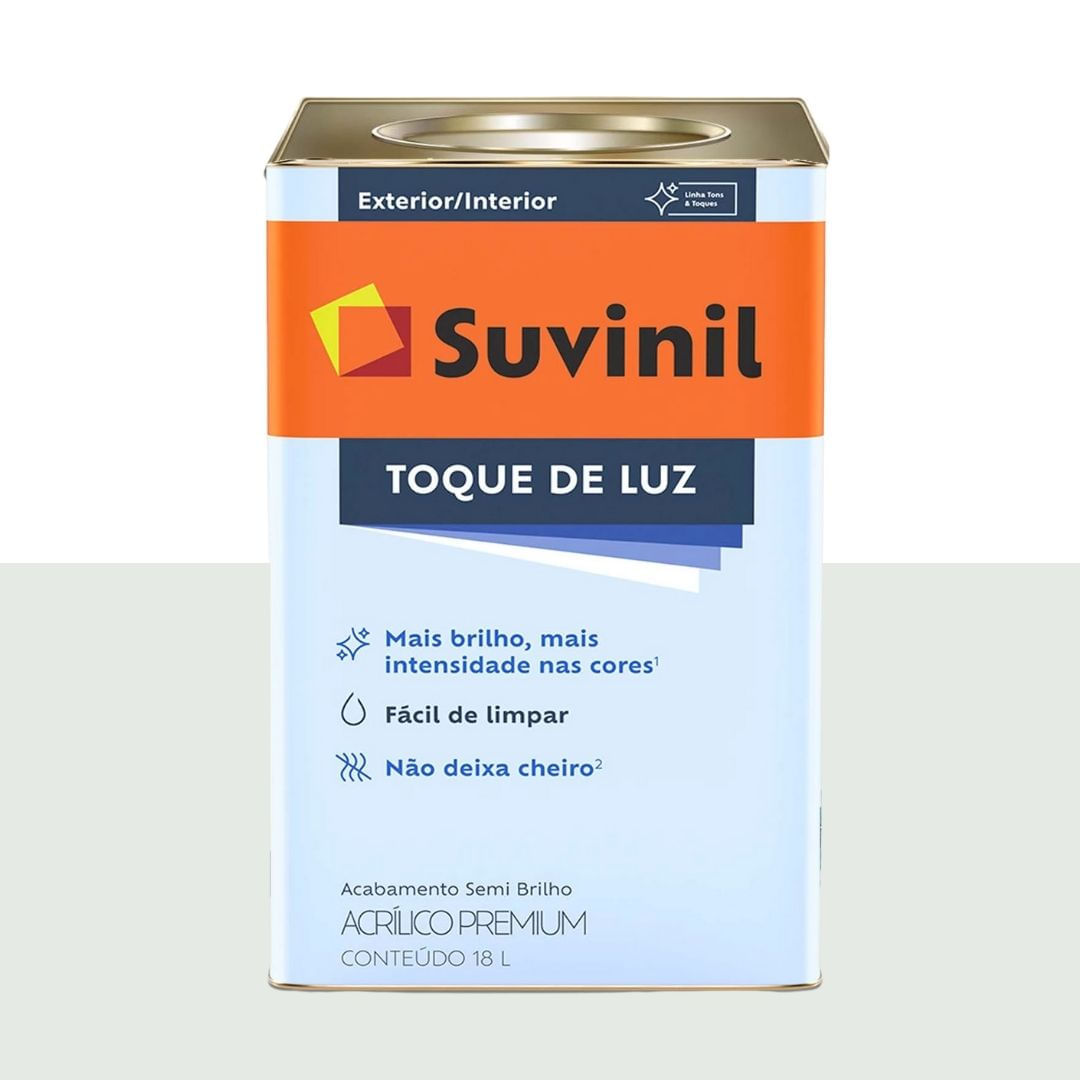 Encontraproduto.com.br - Tinta Acrílica Suvinil Toque de Luz Branco Gelo 18,00L