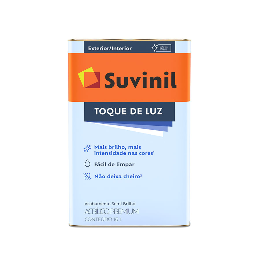 Encontraproduto.com.br - Tinta Acrílica Suvinil Toque de Luz Branco Gelo 18,00L