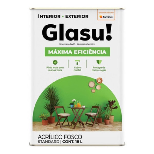 Encontraproduto.com.br - Tinta Acrílica Suvinil Glasurit Maxima Fosco Camurça 18L