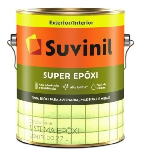 Encontraproduto.com.br - Tinta Suvinil Esmalte Epóxi Brilhante Multissuperfícies 2.7 lt Branca
