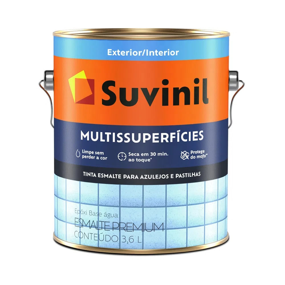 Tinta Suvinil Esmalte Epóxi Brilhante Multissuperfícies 2.7 lt Branca
