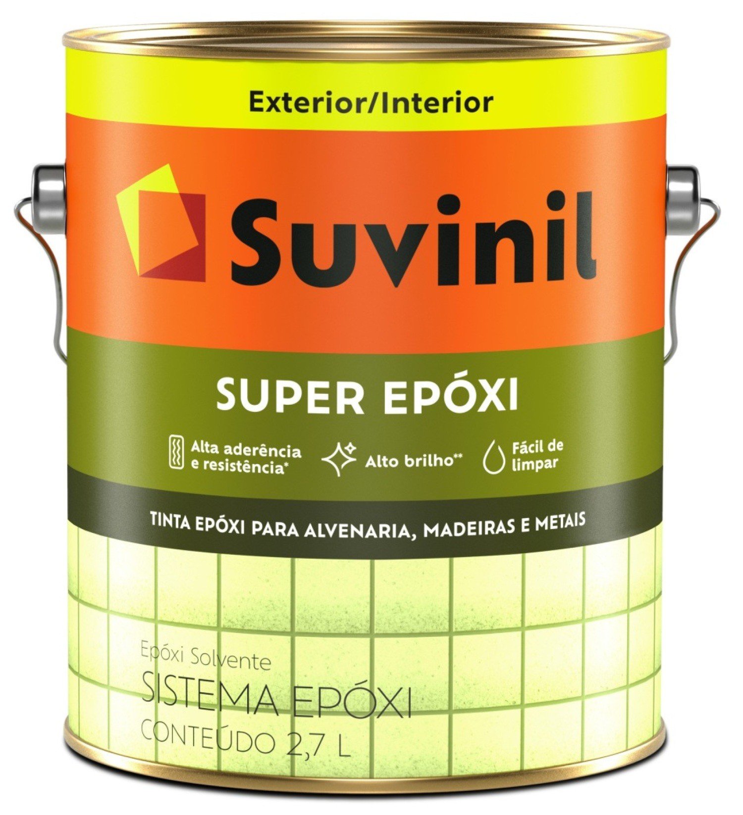 Encontraproduto.com.br - Tinta Suvinil Esmalte Epóxi Brilhante Multissuperfícies 2.7 lt Branca