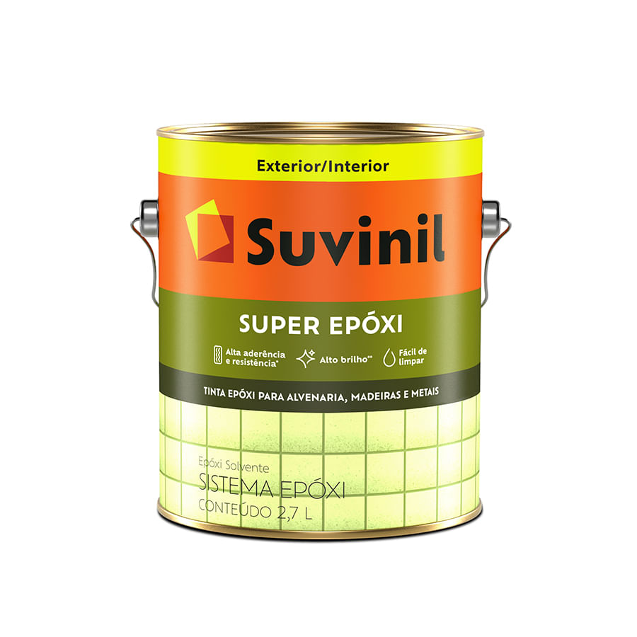Encontraproduto.com.br - Tinta Suvinil Esmalte Epóxi Brilhante Multissuperfícies 2.7 lt Branca