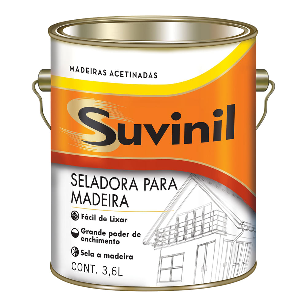 Encontraproduto.com.br - Selador Para Madeira 3,6l Suvinil