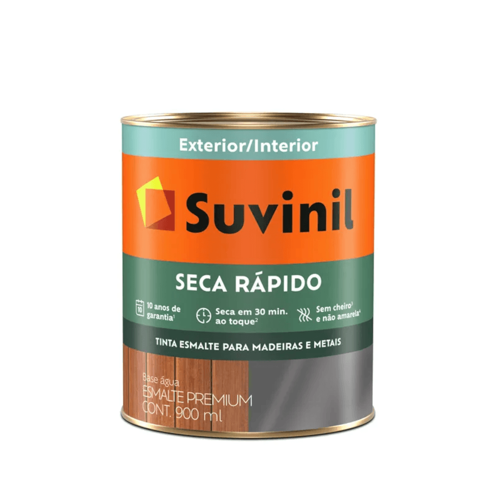 Esmalte Brilhante Suvinil Seca Rapido Verde 900ml
