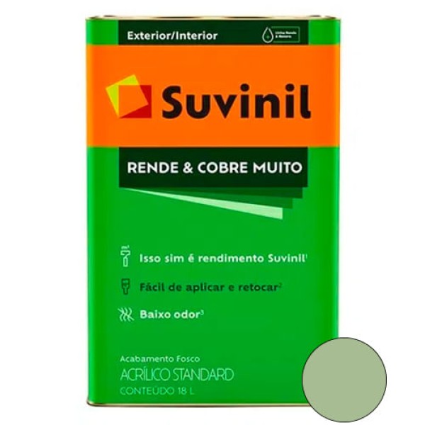 Encontraproduto.com.br - Tinta Acrílica Rende & Cobre Muito Uva Verde 18,00L